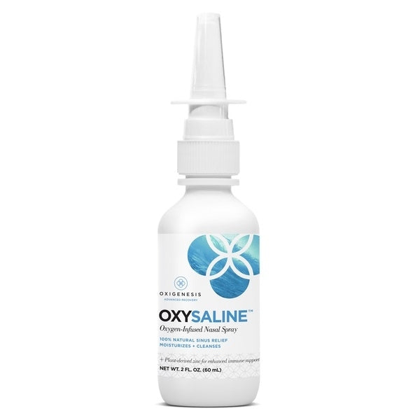Bottle of Oxysaline nasal spray