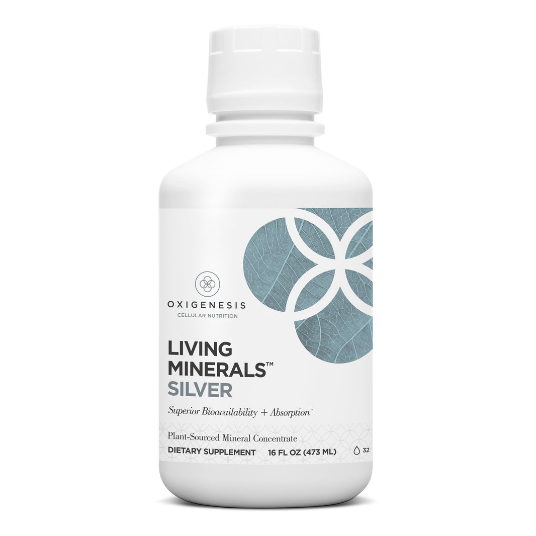 Bottle of Living Minerals silver