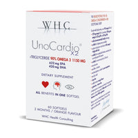 WHC UnoCardio X2: Pure Fish Oil Capsules