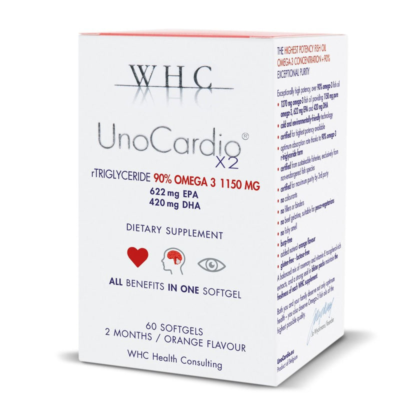 WHC UnoCardio X2: Pure Fish Oil Capsules
