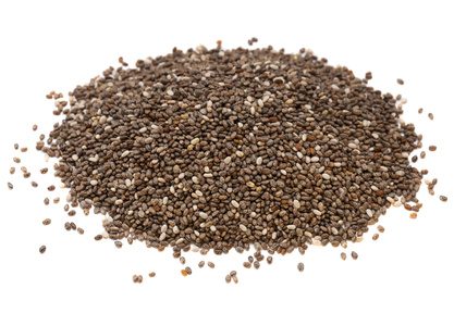 a pile of chia seeds