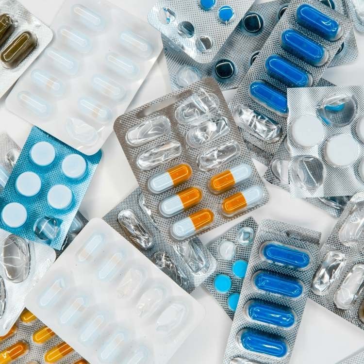 assortment of tablets