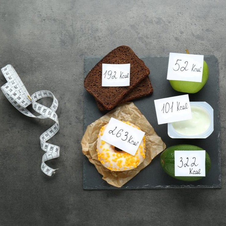 food labelled with calories