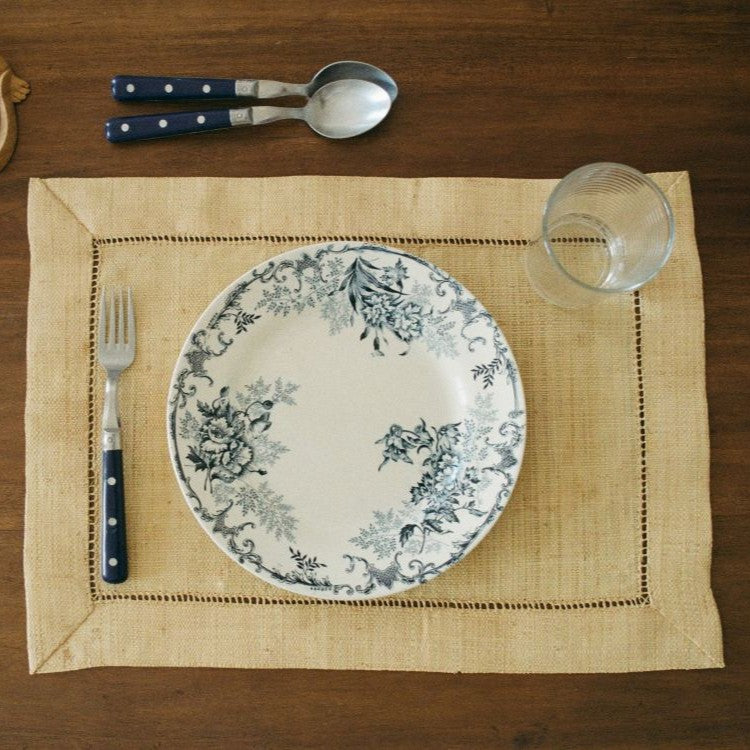 empty plate on table