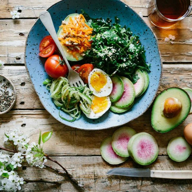 bowl of healthy food