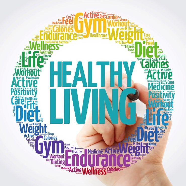 circle of healthy living words