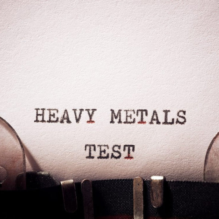 typewriter that has typed heavy metals test