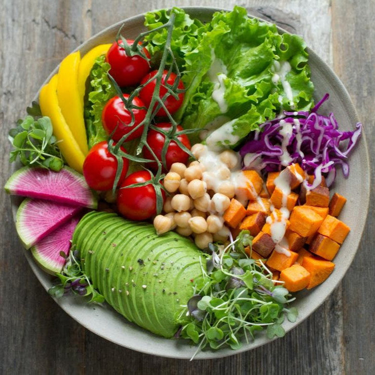 bowl of healthy food