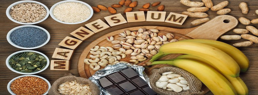 image of various magnesium-rich foods