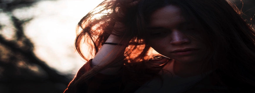 image of stressed woman