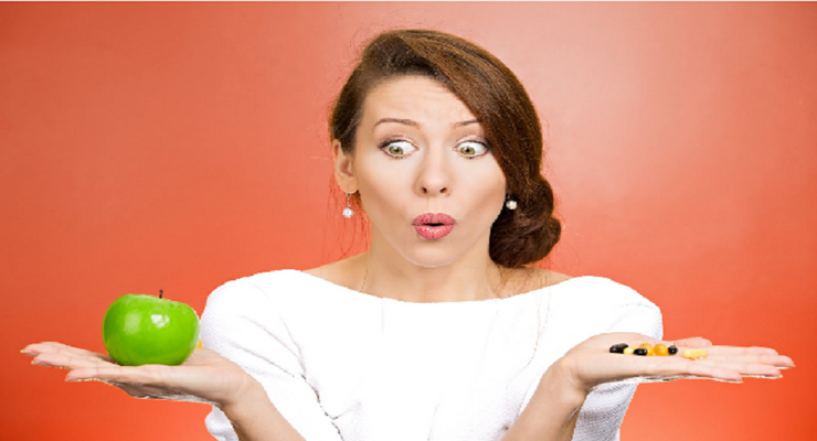 woman looking suprised