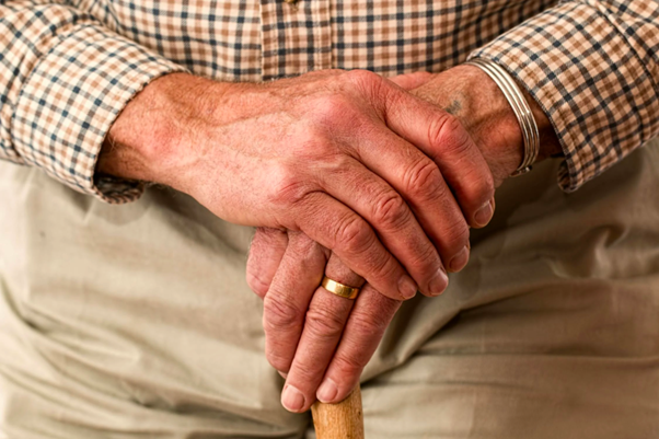 pair of folded hands