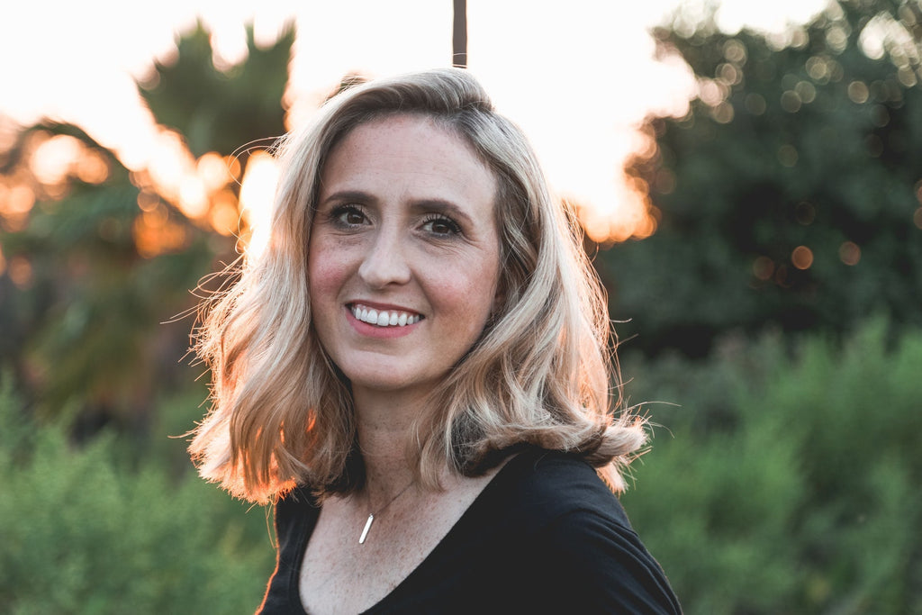 head shot of blonde woman