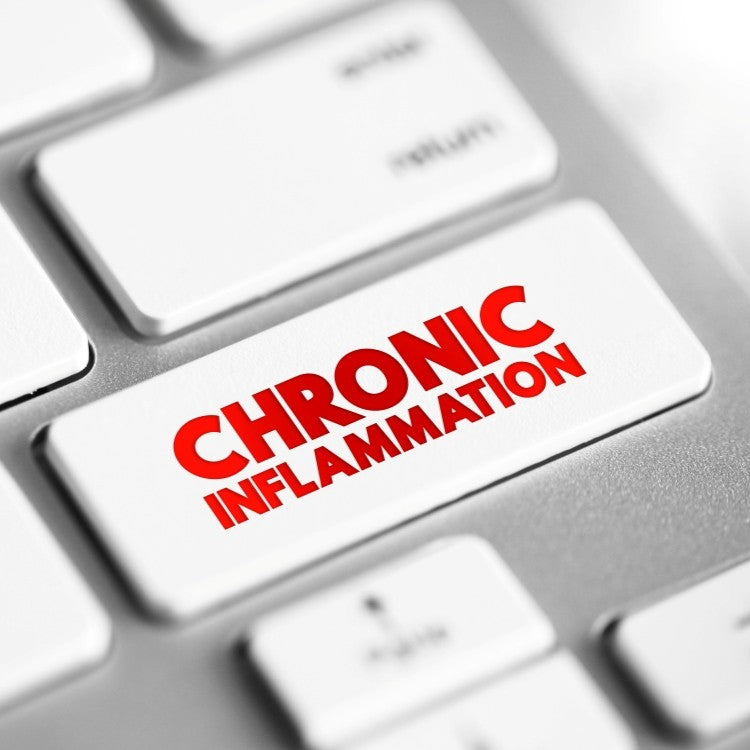 laptop button labelled chronic inflammation