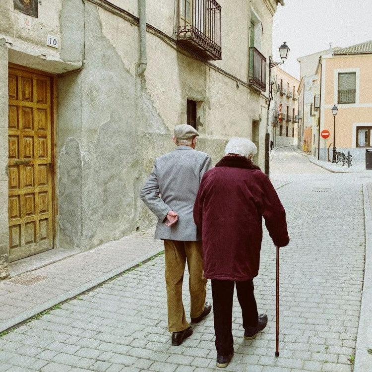old people walking
