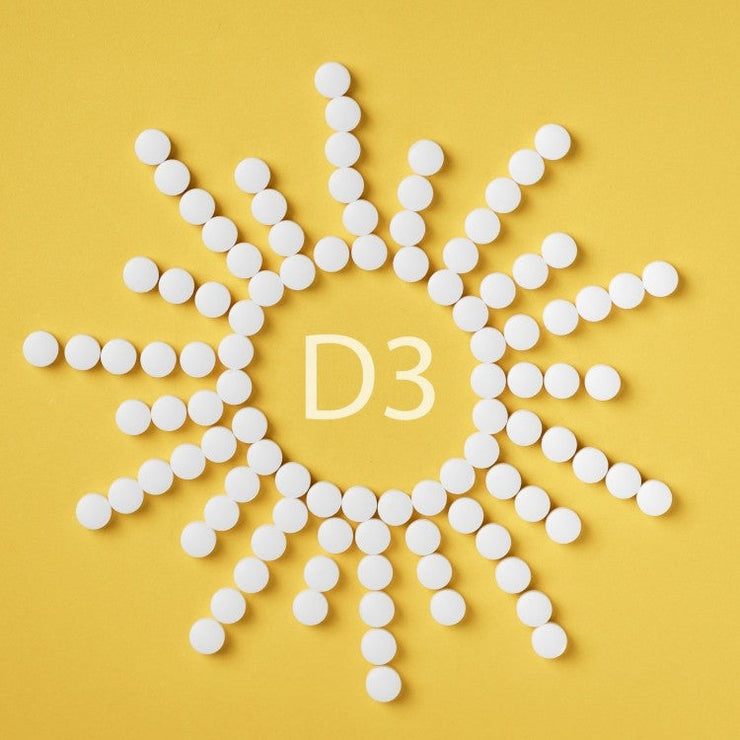 Word Cloud on a white background - Vitamin D
