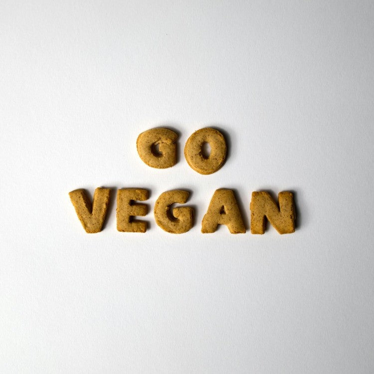 go vegan spelt out in cereals
