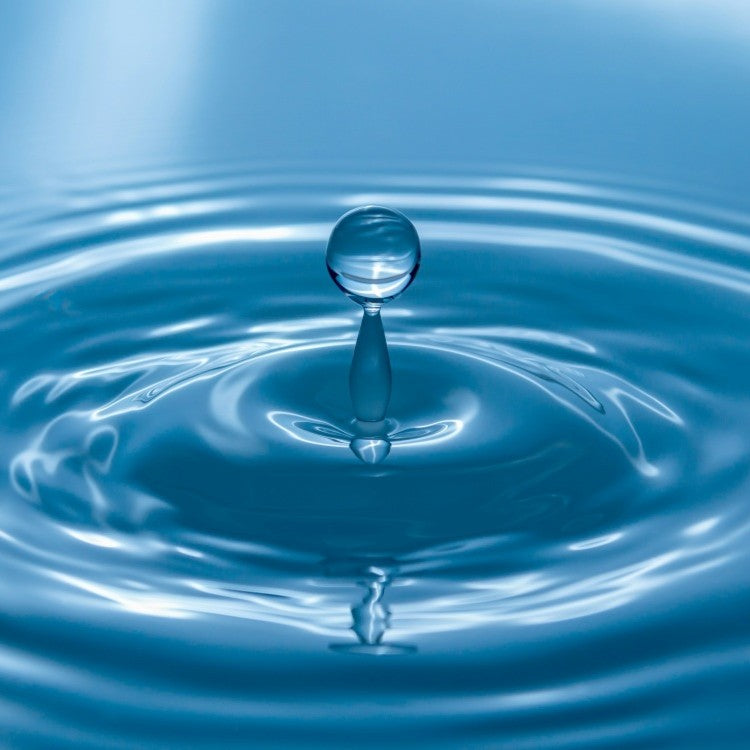 close up of water drop