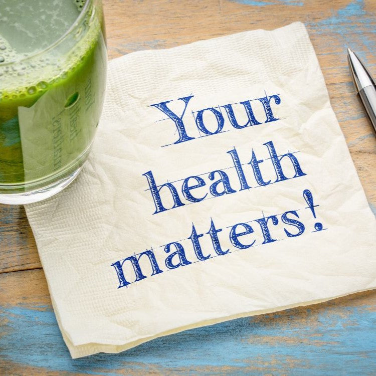 note saying your health matters