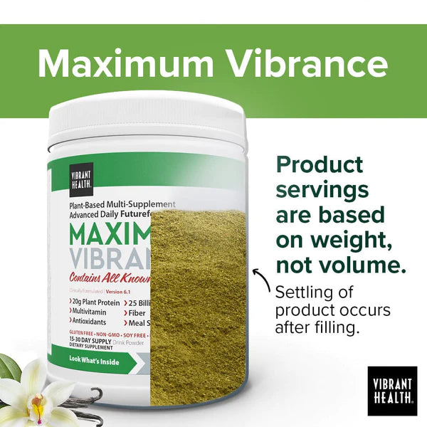 Tub of Maximum Vibrance split to show contents