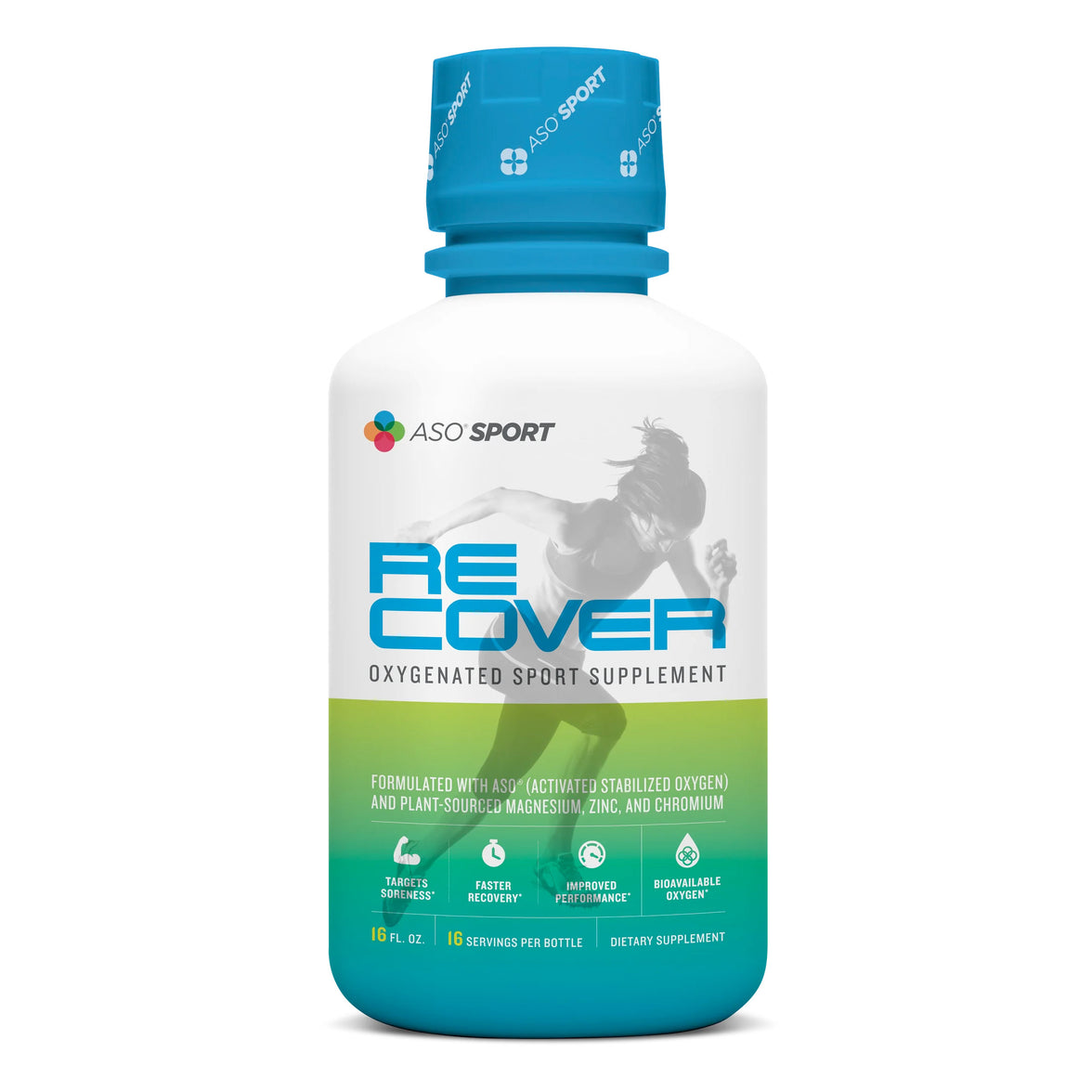 bottle of Recover sports supplement