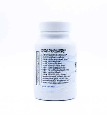 tub of Hydrotabs left side view