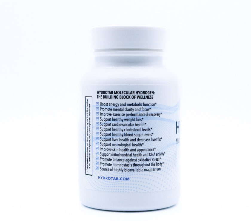 tub of Hydrotabs left side view