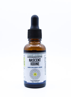 bottle of nascent iodine front view
