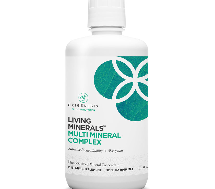 bottle of Living Minerals Multi Mineral Complex