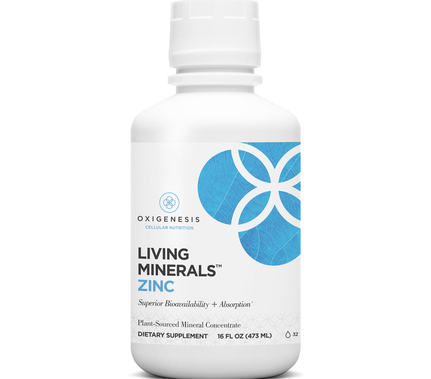 Bottle of Living Minerls Zinc