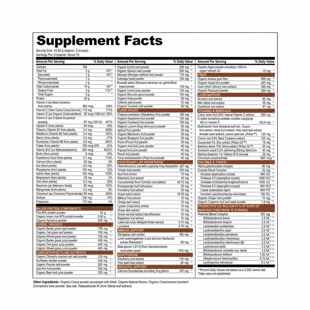 Maximum Vibrance - Vegan Protein Powder Plus