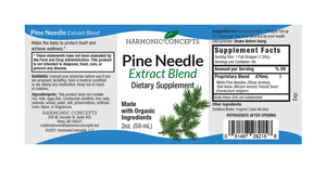 Pine Needle Extract label