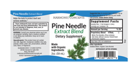 Pine Needle Extract label
