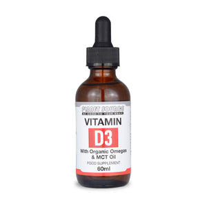 bottle of vitamin d3 drops front view