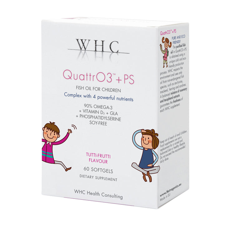 QuattrO3 + PS Fish Oil Capsules for Kids