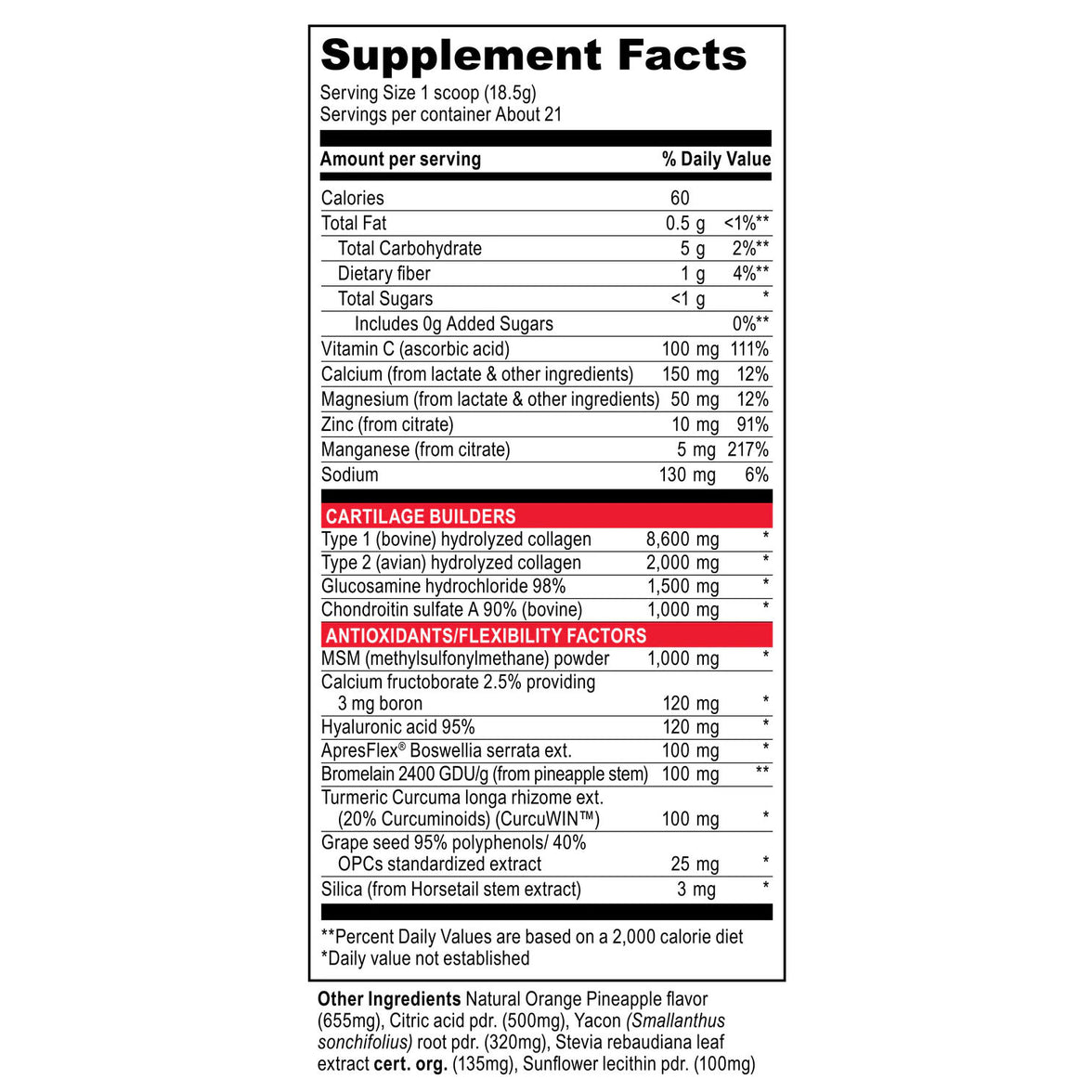 Joint Vibrance Powder - Joint Complex