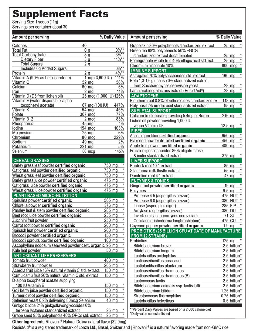 Green Vibrance - Greens Powder