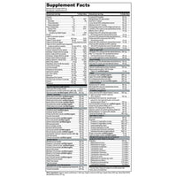 supplement facts Maximum Vibranc vanilla