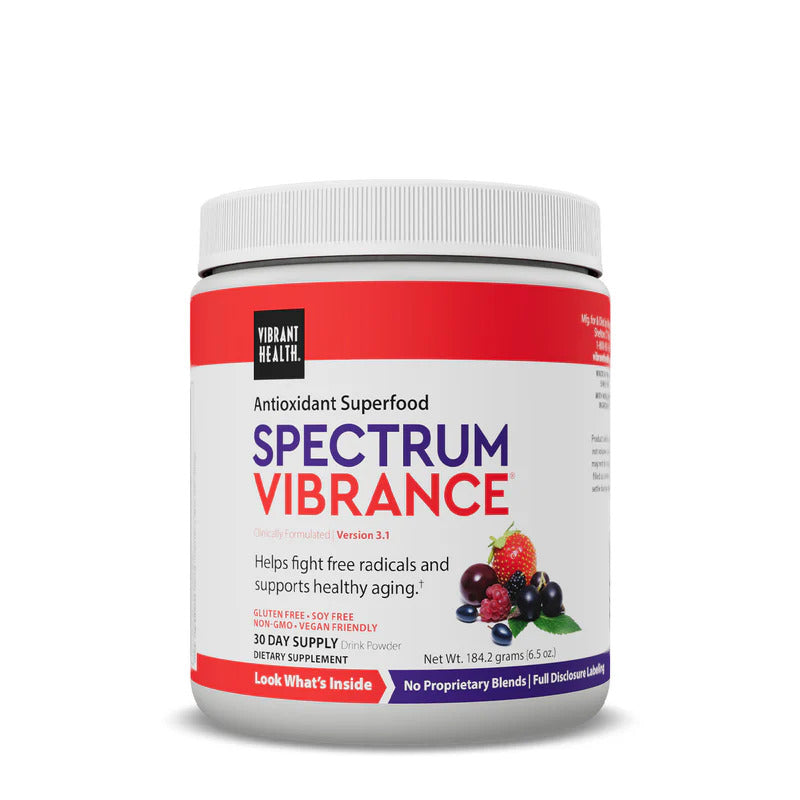 tub of Spectrum Vibrance powder front view