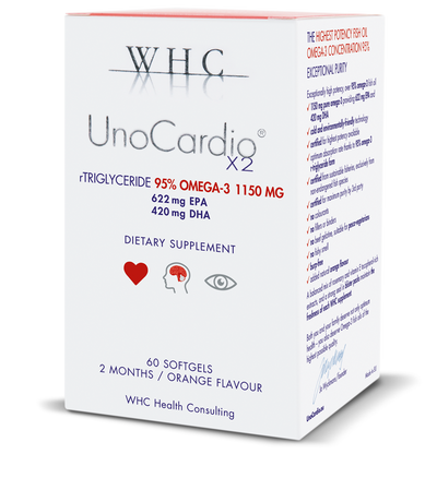 WHC UnoCardio X2: Pure Fish Oil Capsules
