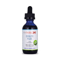 bottle of Zeolite Plus front view