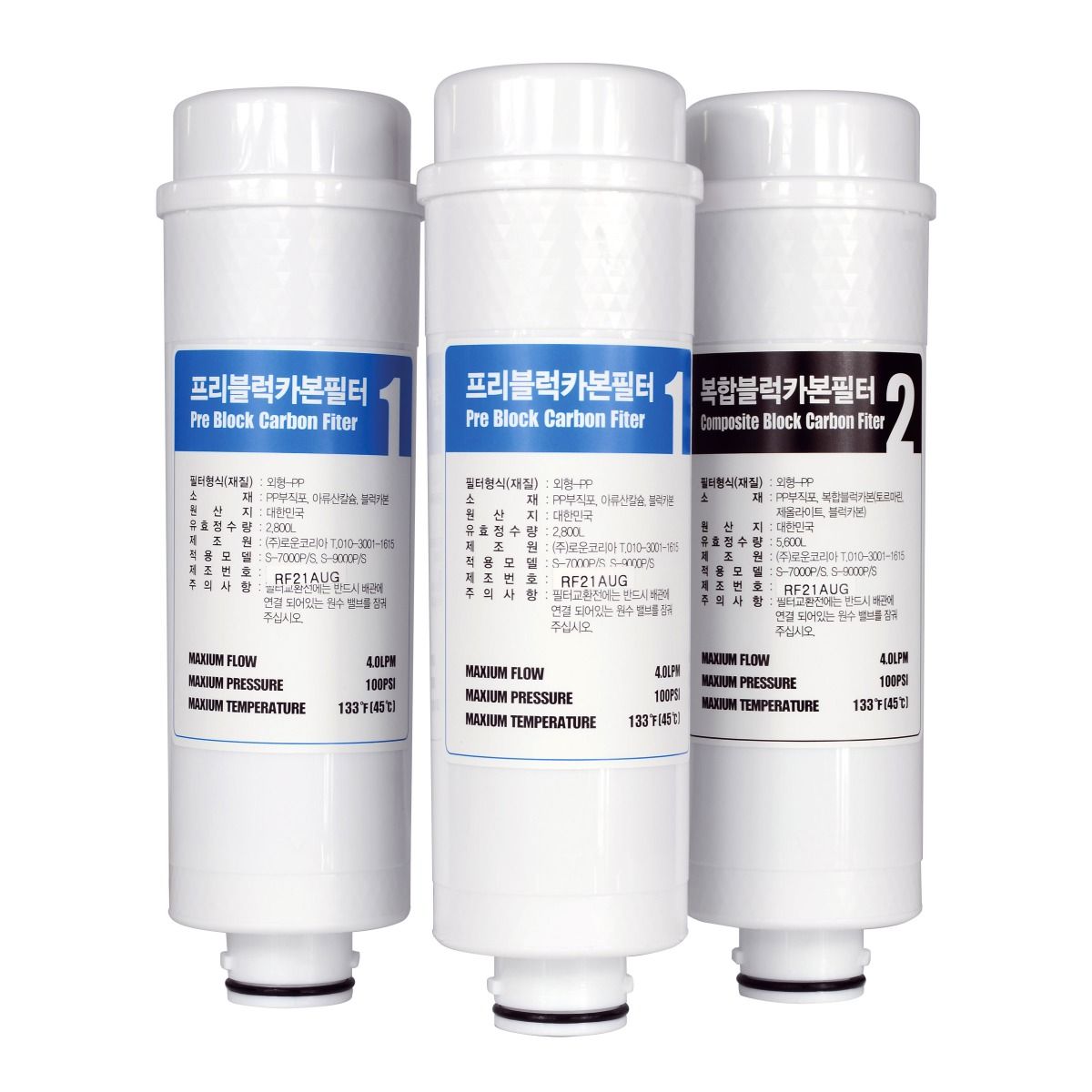 Replacement filters for Energy Ion H2 Ionizer