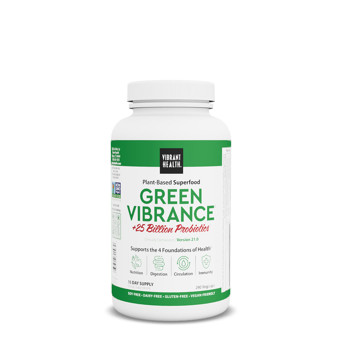 tub of Green Vibrance capsules