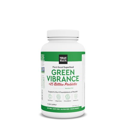 tub of Green Vibrance capsules