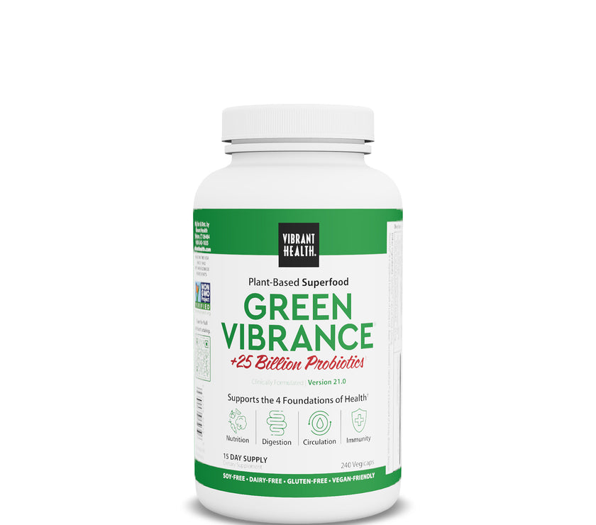 tub of Green Vibrance capsules