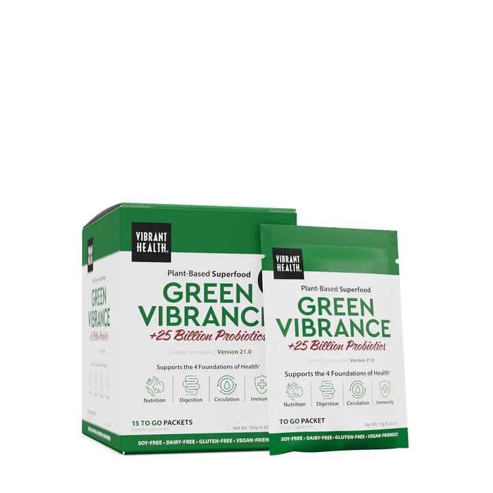 Green Vibrance box of sachets