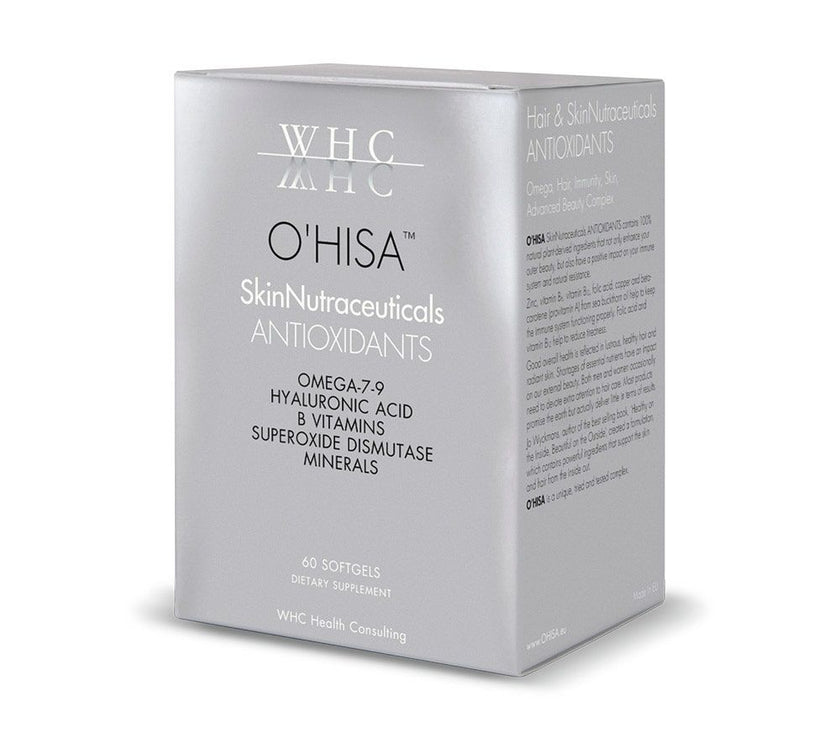 box of WHC O'Hisa capsules front view