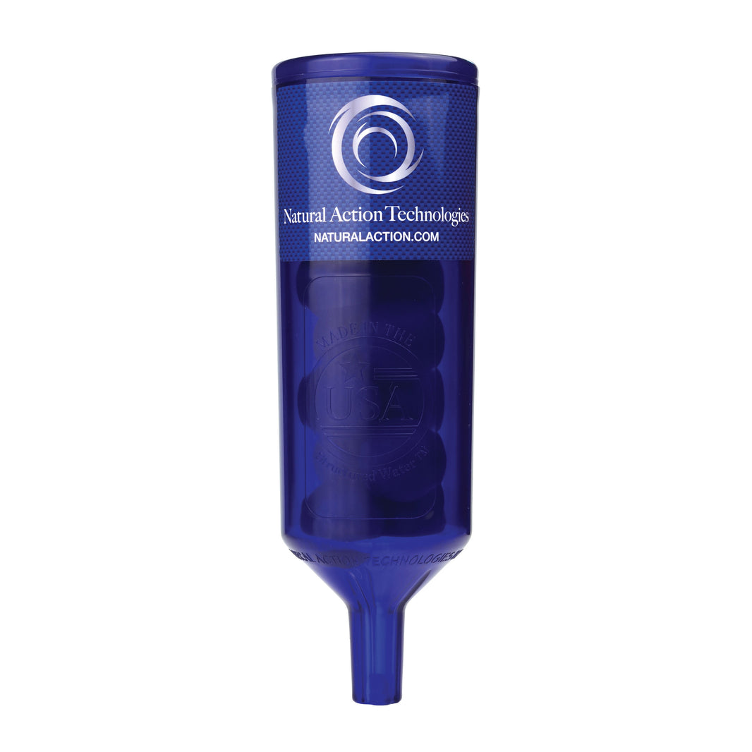 Natural Action cobalt blue portable water revitalizer