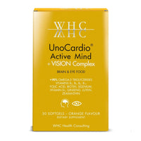 UnoCardio Active Mind + Vision Fish Oil Capsules