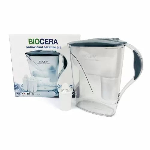 Biocera water filter jug with box and filter